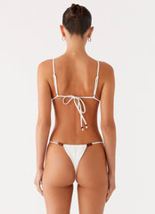 Ivanka Bikini Top - White