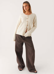 Vera Knit Cardigan - Ivory