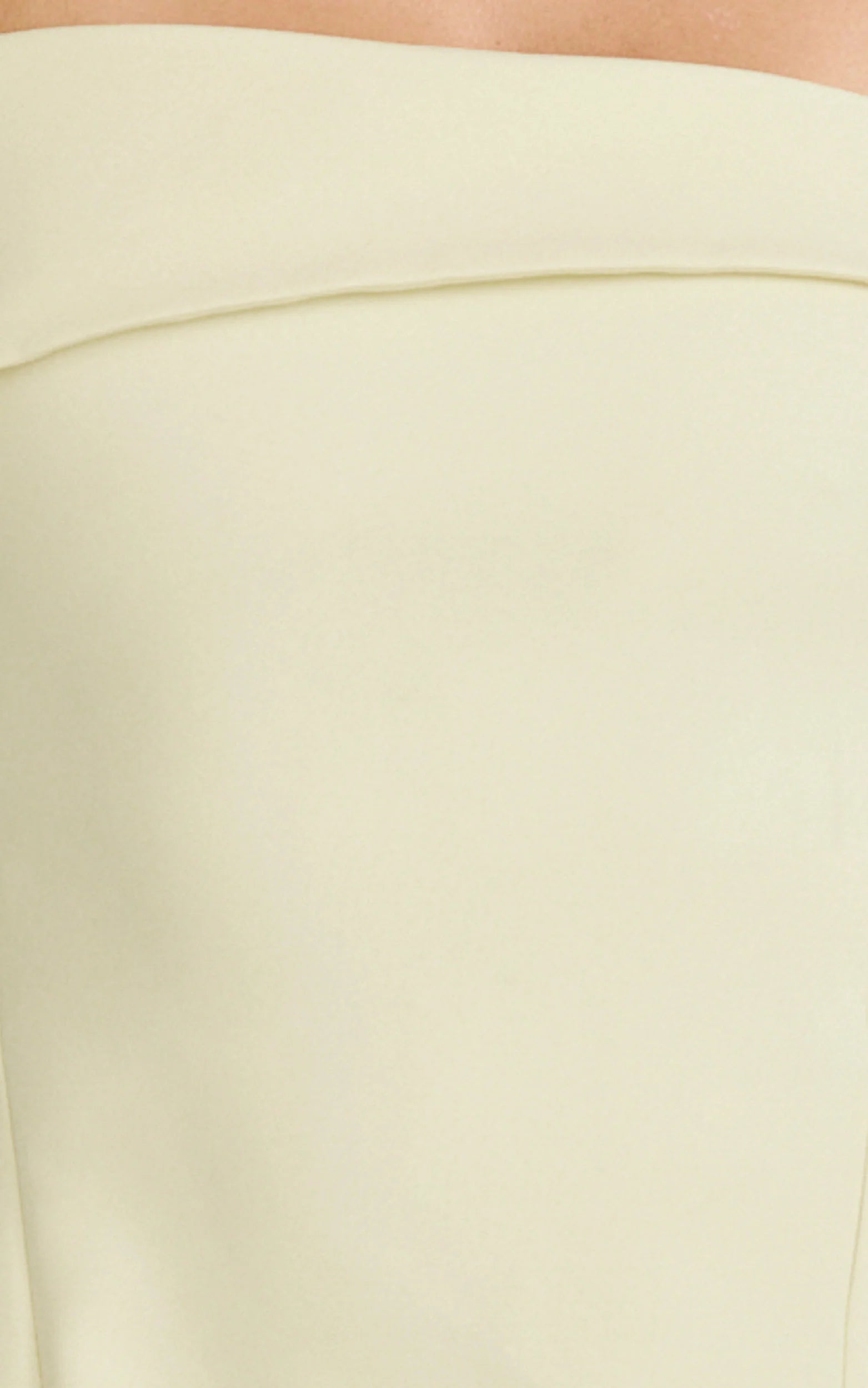 Eljay Mini Dress - Long Sleeve Off Shoulder Knot Detail Dress in Lemon