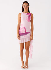 Normandy Mini Dress - Pastel Pink