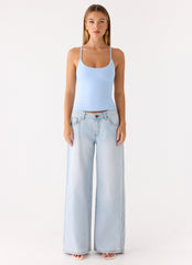 Blondie Tank Top - Blue